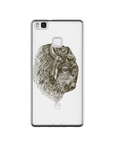 Coque Huawei P9 Lite Buffalo Bison Transparente - Rachel...