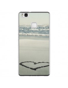 Coque Huawei P9 Lite Coeoeur Plage Beach Mer Sea Love...