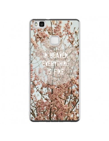 Coque Huawei P9 Lite In heaven everything is fine paradis fleur - R Delean