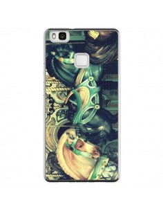 Coque Huawei P9 Lite Manege Enfant Carrousel Chevaux - R...