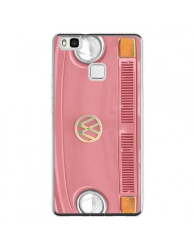 Coque Huawei P9 Lite Groovy Van Hippie VW Rose - R Delean