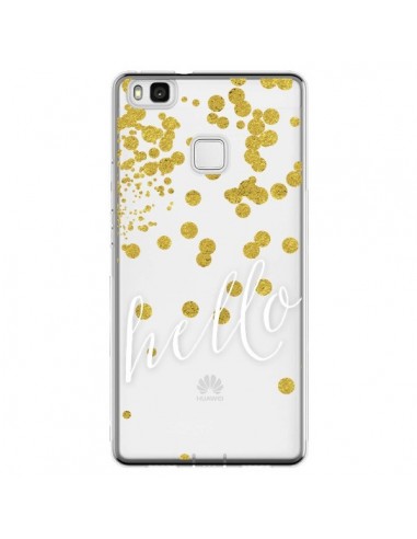 Coque Huawei P9 Lite Hello, Bonjour Transparente - Sylvia Cook