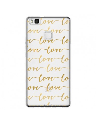 Coque Huawei P9 Lite Love Amour Repeating Transparente - Sylvia Cook