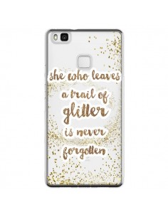 Coque Huawei P9 Lite Style Pailleté Transparente - Sylvia...