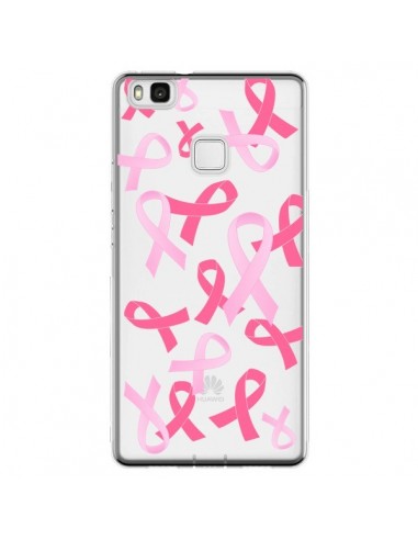 Coque Huawei P9 Lite Pink Ribbons Ruban Rose Transparente - Sylvia Cook