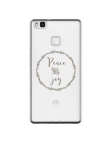 Coque Huawei P9 Lite Peace and Joy, Paix et Joie Transparente - Sylvia Cook