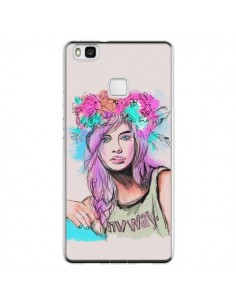 Coque Huawei P9 Lite Femme Mannequin Barbara Palvin -...