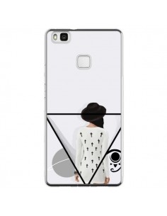 Coque Huawei P9 Lite Confusion Femme Oeil Triangle - Sara...