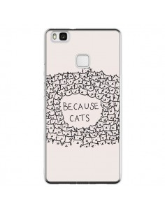 Coque Huawei P9 Lite Because Cats chat - Santiago Taberna