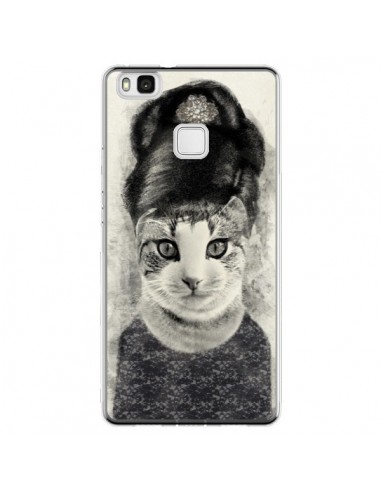 Coque Huawei P9 Lite Audrey Cat Chat - Tipsy Eyes