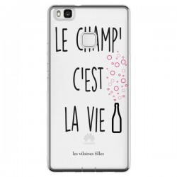 Coque Huawei P9 Lite Le Champ, c'est la Vie Transparente...