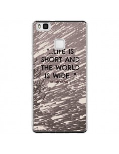 Coque Huawei P9 Lite Life is short Foret - Tara Yarte