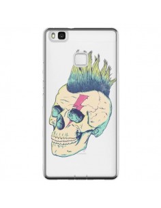 Coque Huawei P9 Lite Tête de Mort Crane Punk Transparente...
