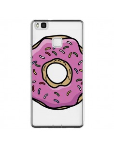 Coque Huawei P9 Lite Donuts Rose Transparente - Yohan B.