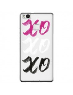 Coque Huawei P9 Lite XoXo Rose Blanc Noir Transparente -...