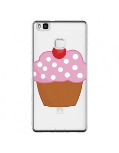 Coque Huawei P9 Lite Cupcake Cerise Transparente - Yohan B.