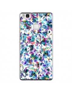 Coque Huawei P9 Lite Aquatic Flowers Blue - Ninola Design