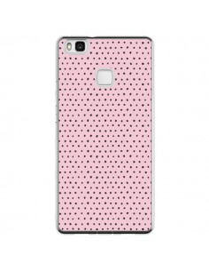 Coque Huawei P9 Lite Artsy Dots Pink - Ninola Design