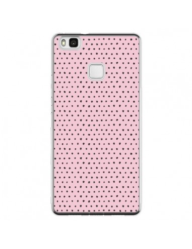 Coque Huawei P9 Lite Artsy Dots Pink - Ninola Design