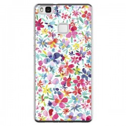 Coque Huawei P9 Lite Colorful Flowers Petals Blue -...
