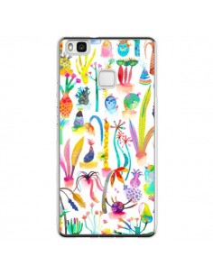 Coque Huawei P9 Lite Little Textured Dots White - Ninola...