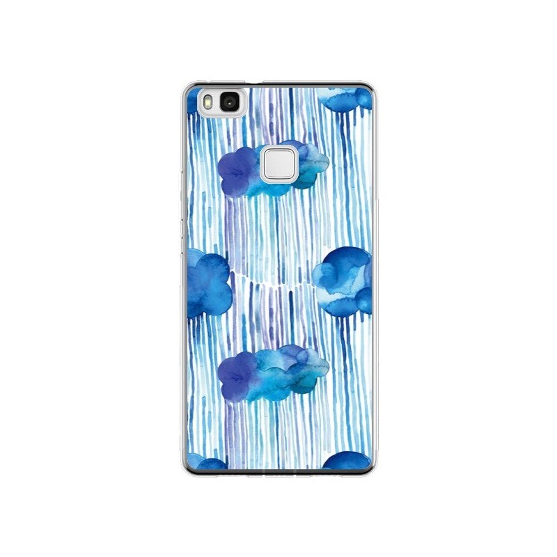 Coque Huawei P9 Lite Rain Stitches Neon - Ninola Design