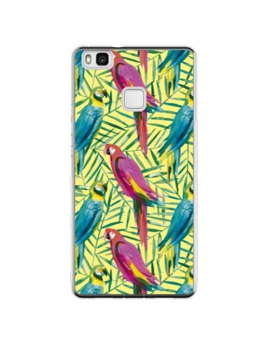 Coque Huawei P9 Lite Tropical Monstera Leaves Multicolored - Ninola Design