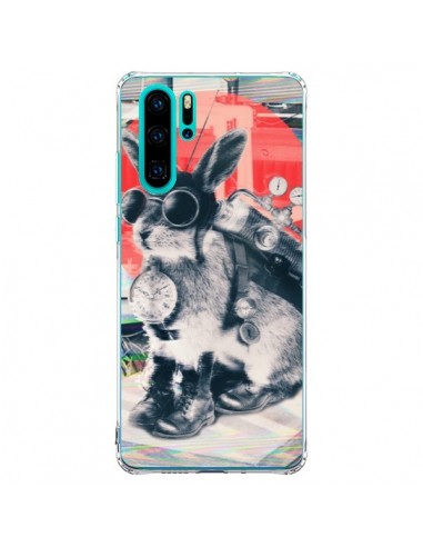 Coque Huawei P30 Pro Lapin Time Traveller - Ali Gulec