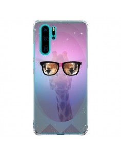 Coque Huawei P30 Pro Girafe Geek à Lunettes - Aurelie Scour