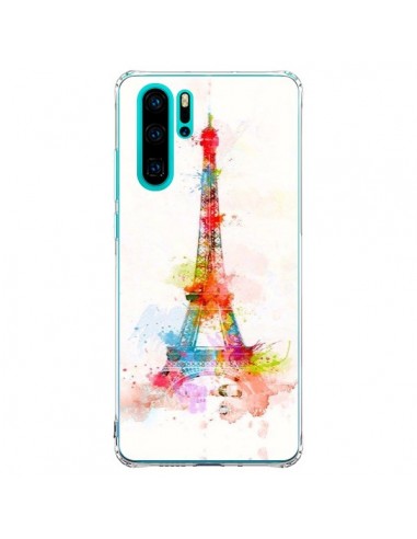 Coque Huawei P30 Pro Paris Tour Eiffel Muticolore - Asano Yamazaki