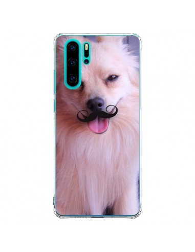 Coque Huawei P30 Pro Clyde Chien Movember Moustache - Bertrand Carriere
