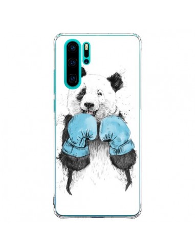 Coque Huawei P30 Pro Winner Panda Boxeur - Balazs Solti