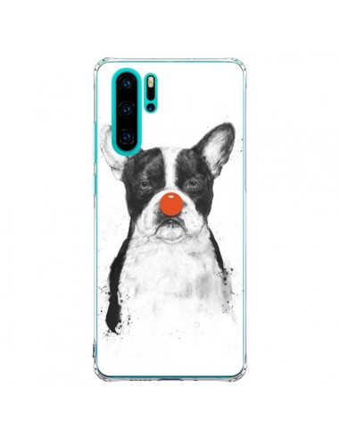 Coque Huawei P30 Pro Clown Bulldog Chien Dog - Balazs Solti