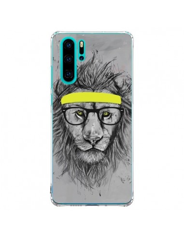 Coque Huawei P30 Pro Hipster Lion - Balazs Solti