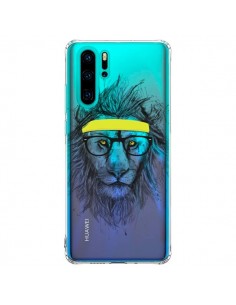 Coque Huawei P30 Pro Hipster Lion Transparente - Balazs...