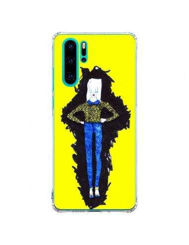 Coque Huawei P30 Pro Julie Femme Fashion Mode Jaune - Cécile