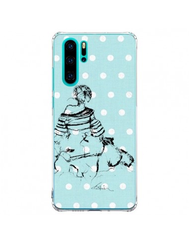 Coque Huawei P30 Pro Croquis Pois Femme Fashion Mode - Cécile