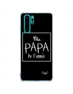 Coque Huawei P30 Pro Elu Papa de l'Année Noir - Chapo
