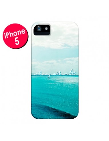 Coque Sail with me pour iPhone 5 et 5S - Lisa Argyropoulos