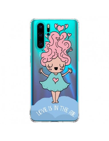 Coque Huawei P30 Pro Love Is In The Air Fillette Transparente - Claudia Ramos