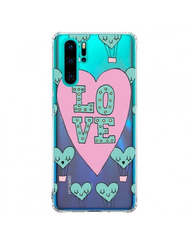 Coque Huawei P30 Pro Love Nuage Montgolfier Transparente - Claudia Ramos