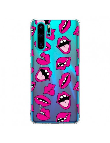 Coque Huawei P30 Pro Lèvres Lips Bouche Kiss Transparente - Claudia Ramos