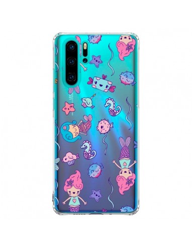 Coque Huawei P30 Pro Mermaid Petite Sirene Ocean Transparente - Claudia Ramos