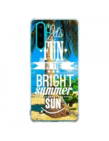 Coque Huawei P30 Pro Fun Summer Sun _té - Eleaxart