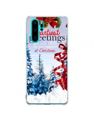 Coque Huawei P30 Pro Voeux Joyeux Noël - Eleaxart