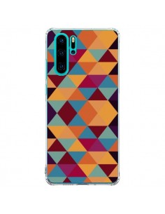 Coque Huawei P30 Pro Azteque Triangle Orange - Eleaxart