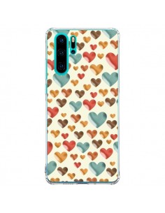 Coque Huawei P30 Pro Coeurs Color_s - Eleaxart