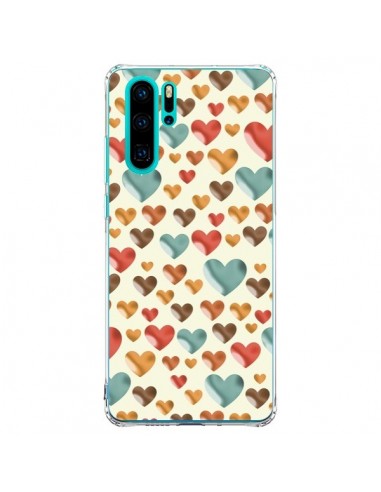 Coque Huawei P30 Pro Coeurs Color_s - Eleaxart