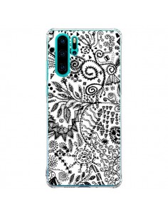 Coque Huawei P30 Pro Azteque Blanc et Noir - Eleaxart