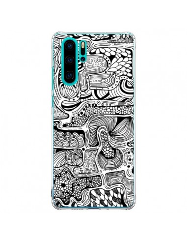 Coque Huawei P30 Pro Reflejo Reflet Noir et Blanc - Eleaxart